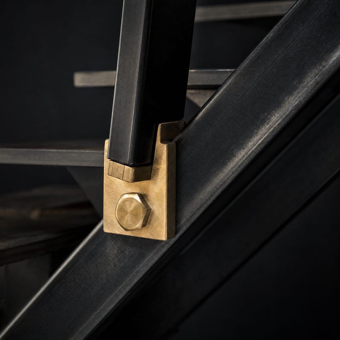 Blackened Steel — Hand-patinated plate
